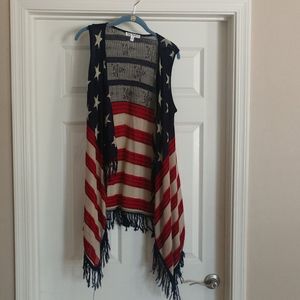 Flag cardigan